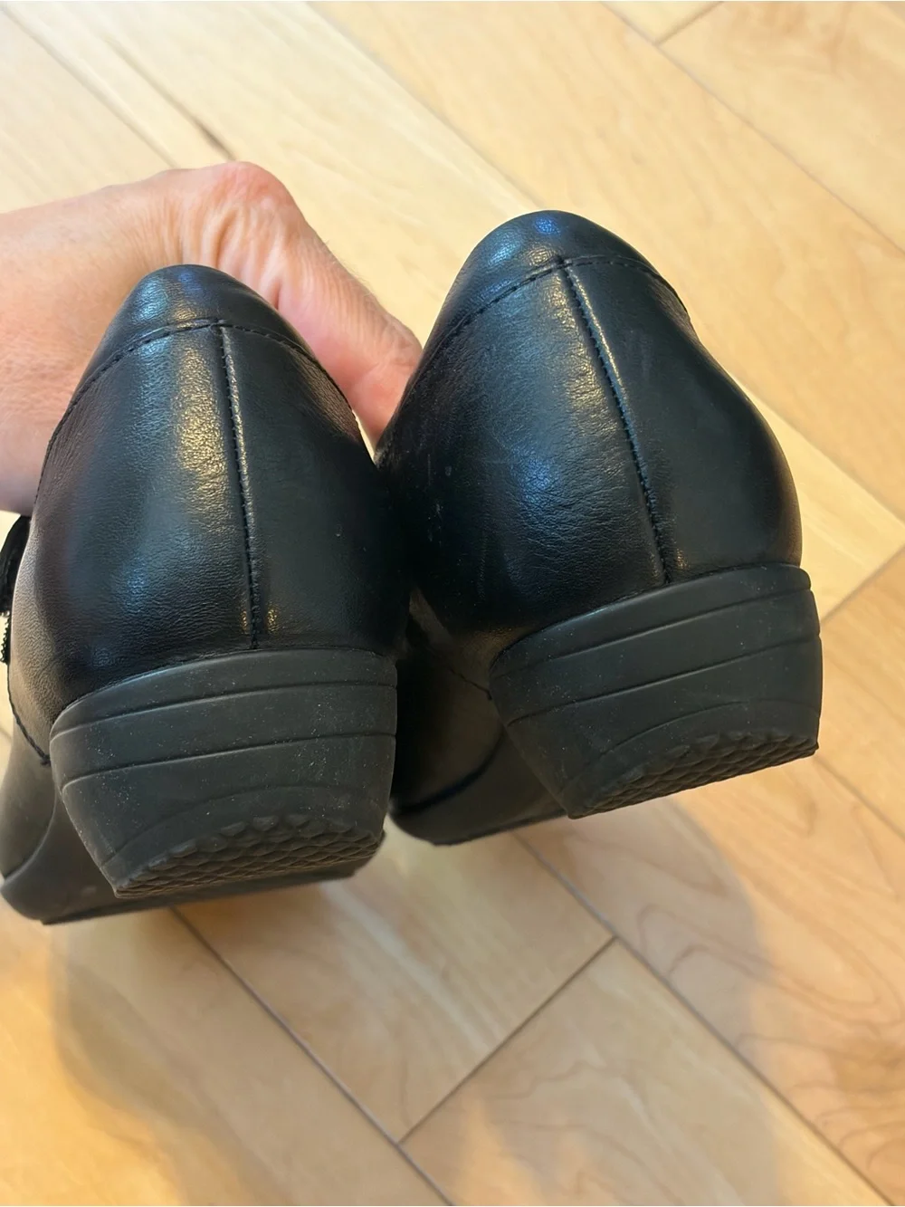 Dansko Fawna Black Leather Mary Jane Comfort Clogs size 36 - Picture 7 of 9